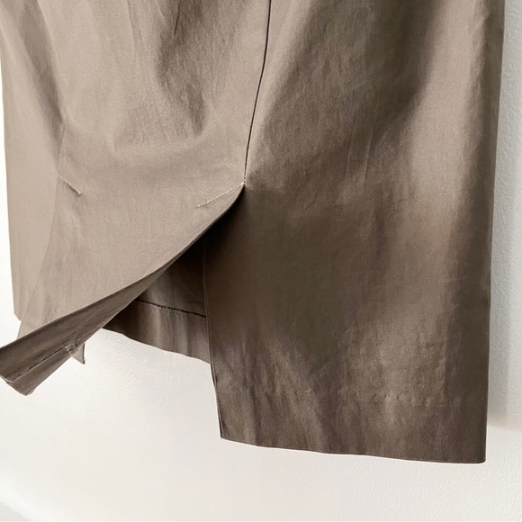 Ann Taylor Loft Tan Cotton Blend Pencil Skirt Size 4 - Picture 8 of 11